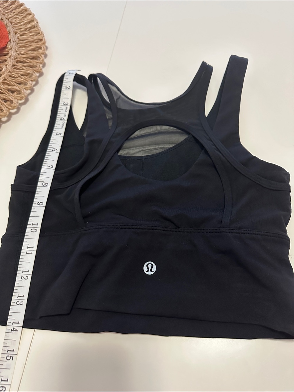 lululemon Energy High-Neck Longline Bra Black Sports Bra